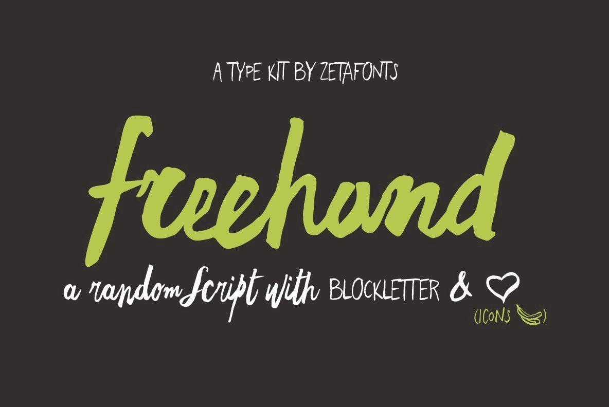 Font Freehand Brush
